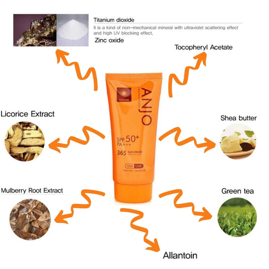 ANJO Professional 365 Sun Cream SPF50+ PA+++ (70g)